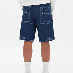 Nuevos pantalones de calle personalizados de lujo para hombre, pantalones cortos holgados a la moda para hombre, pantalones cortos de mezclilla holgados - Product Image 6