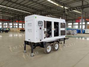เครื่องกำเนิดไฟฟ้าดีเซลแบบเคลื่อนที่ 150-200kva สตาร์ทอัตโนมัติ ระบายความร้อนด้วยน้ำ เงียบพิเศษ พร้อมระบบ ATS ติดตั้งบนรถพ่วง ใช้งานกลางแจ้งในเมือง 3 เฟส 50/60hz - Product Image 3