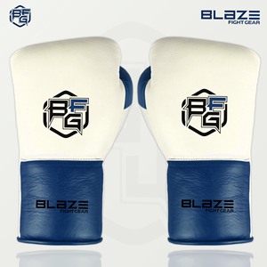 Gants de boxe à lacets de 12 oz pour le Muay Thai Kickboxing MMA Sparring Training-Équipement d'arts martiaux - Product Image 2