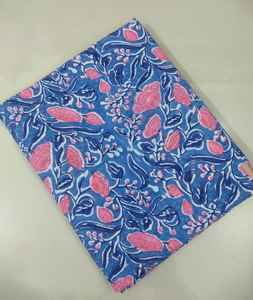 ผ้าฝ้ายเนื้อผ้าระบายอากาศได้ดีจาก100% ผ้าฝ้ายทำมือพิมพ์ลายบล็อกเป็นมิตรต่อสิ่งแวดล้อมแบบดั้งเดิมมรดกทางวัฒนธรรม - Product Image 6