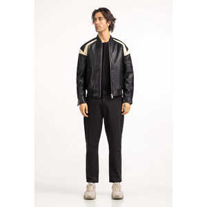 Vestes tissées enduites coupe classique automne taille XL, col montant, fermeture éclair, motif décoratif, capuche, rembourrage en coton sans couture - Product Image 4