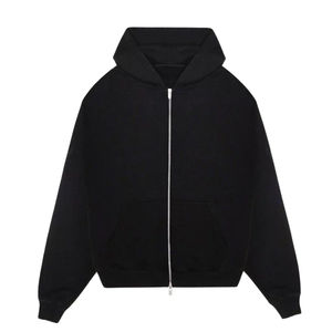 Sweats à capuche avec fermeture éclair au design personnalisé de qualité supérieure pour hommes sweat à capuche zippé à double fermeture éclair avec logo personnalisé pour hommes - Product Image 2