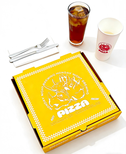 Caja <span class=keywords><strong>de</strong></span> Embalaje <span class=keywords><strong>de</strong></span> Alimentos Corrugada Tipo Concha <span class=keywords><strong>de</strong></span> Almeja Moderna y <span class=keywords><strong>de</strong></span> Lujo <span class=keywords><strong>de</strong></span> Alta Calidad al por Mayor para Pizza - Product Image 3