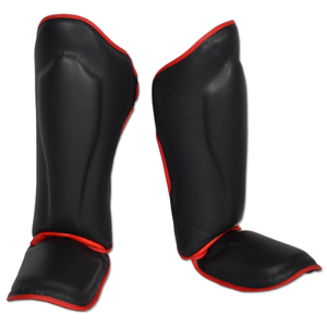 Espinilleras de Kickboxing y Muay Thai Style Play Sports con Protección de Empeine, Material PU Elástico, Unisex para Entrenamiento y Sparring - Product Image 2