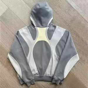 เสื้อสเวตเชิ้ตโอเวอร์ไซส์ทรงหลวมมีฮู้ดสไตล์สตรีทสั่งแบบธรรมดา - Product Image 4