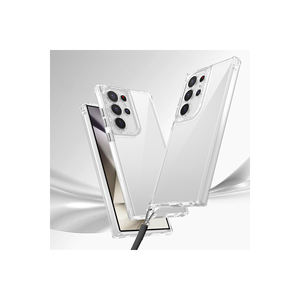 Coque en silicone souple transparente antichoc compatible avec Galaxy S25 Ultra, avec protection d'angle Airbag et support de sangle intégré - Product Image 2