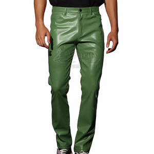 Pantalones para hombre superventas MOQ bajo pantalones de cuero invierno recién llegado pantalones de cuero impermeables para hombre - Product Image 1