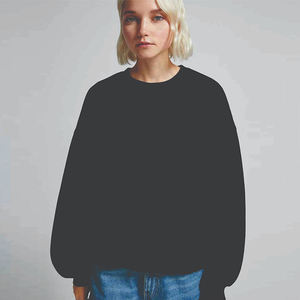 Sudadera de Otoño Personalizada de Talla Grande para Mujer, Ropa de Calle, Sudadera Holgada para Mujer - Product Image 4