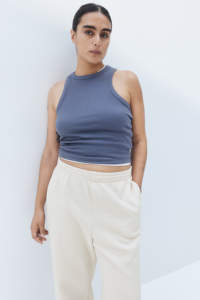 2025 nouvelle dernière conception de qualité supérieure couleur Beige clair ample ajusté entraînement coton Joggers pantalon pour femmes - Product Image 3