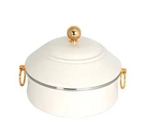 Plat de service en forme de dôme argenté, style haut de gamme, pour cuisson arabe traditionnelle (1 pièce) - Product Image 3