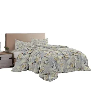 Dệt may nhà đồng bằng nhuộm mềm Nữ Hoàng Kích thước Duvet cover Set Set King Queen Twin hai gối trường hợp tấm Ga Trải Giường trẻ em cô gái bộ đồ giường bao gồm