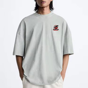 Camisetas de Corte Cuadrado de Alta Calidad de Marca Privada, Camisetas de Corte Cuadrado al por Mayor, Camisetas de Corte Cuadrado Hechas de Algodón - Product Image 1