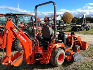 Mini-chargeuse sur pneus Kubota BX23S, modèle réputé, avec une belle performance, pelle rétrocaveuse avec équipement de terrassement à vendre - Product Image 4