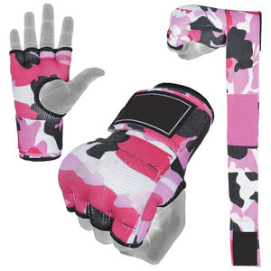 Camo impreso en contraste de diferentes colores buena venta servicio OEM transpirable último estilo boxeo Gel acolchado envolturas de mano - Product Image 1