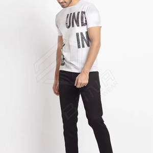 Camisetas de algodón para hombre Camisetas de peso pesado en blanco Impresión de alta calidad para hombre Popular con logotipo personalizado para hombre - Product Image 4