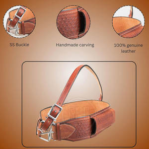 Cincha para Caballo de Cuero de Alta Calidad a Precio Económico, Acero Inoxidable, Personalizable, MOQ Bajo, Venta al por Mayor, el Mejor Diseño para Entrenamiento - Product Image 2