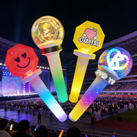 Bâtons lumineux LED en plastique Firewolf DIY pour événements, couleur personnalisée, portables, pour concerts, fêtes, idoles japonaises et coréennes, vente en gros