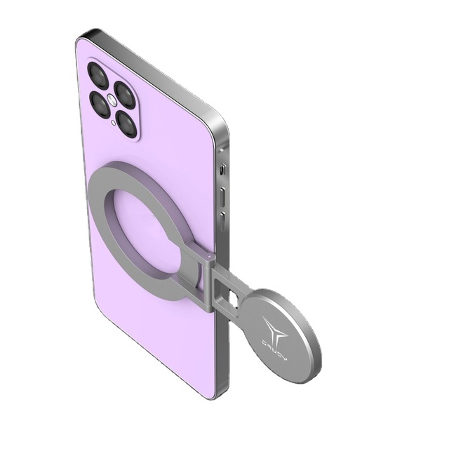 Flexible Aluminum Universal Foldable Magnetic Adjustable Height Laptop Tri-Screen Phone Tablet Wall Bracket Mount Holder