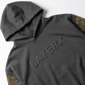 Sweat à capuche pour homme 2026, poids lourd, 500 g/m², en polaire de coton, coupe ample, manches longues, broderie, pull-over streetwear, OEM - Product Image 5