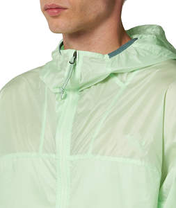 Veste coupe-vent légère pour homme en toile enduite, à capuche, entièrement zippée, respirante, imperméable, coupe-vent, pliable, pour l'extérieur - Product Image 3