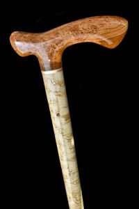 EVEN Price Canne en bois réglable avec plusieurs noeuds Bâton de marche en bois solide pour les aînés par Standard International - Product Image 2