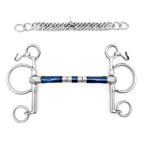 Bocados de Equitación de Hierro Dulce de Alta Calidad, Anillas Sueltas de Cuero, Bozal de Sujeción, Bocados Walter para Montar a Caballo - Product Image 1