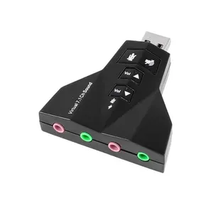 Adattatore doppio suono 5 hv2 7.1 virtuale USB