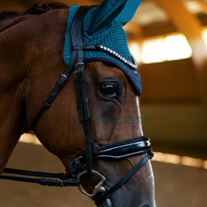 Elegante gorro de ganchillo para caballos, ligero, transpirable, lavable, hecho en Pakistán, ideal para la competición de entrenamiento - Product Image 5