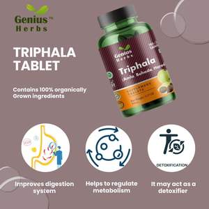 Comprimés de Triphala, nettoyage ayurvédique traditionnel, soutien immunitaire, extrait d'herbes à haute puissance, comprimés bien-être - Product Image 5