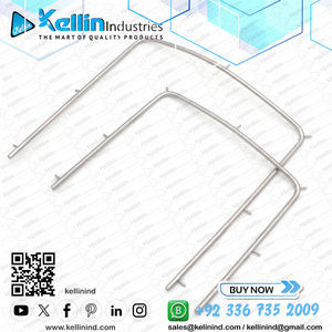 Ensemble manuel de 3 cadres de barrage en caoutchouc en acier inoxydable (petites, moyennes et grandes tailles) pour usage dentaire - Product Image 5