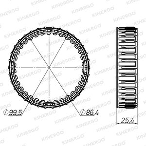 SGXX05 สปริงเบรกสำหรับรถยกอุตสาหกรรม - Product Image 2