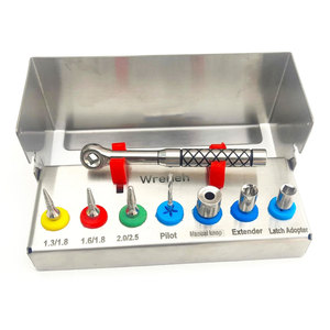 Kit de Extracción de Implantes Dentales, Extractor de Hueso, Brocas Hexagonales, Llave Inglesa 4.0 - Product Image 1