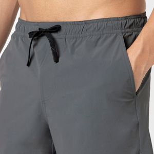 Pantalones cortos para hombre de venta Premium 2025, pantalones cortos informales ajustados de algodón de media longitud de Color sólido para hombre - Product Image 6