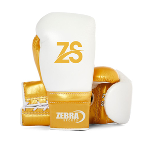 Custom Logo Professional Gym Training Boxing Gloves 6oz and 12oz Leather Kick Boxing Muay Thai Design <b>Lace</b> up Your Own Style - Product Image 6