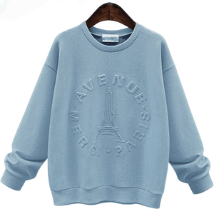 Sudadera personalizada 100% algodón en relieve para hombre estilo de moda térmica de gran tamaño para el invierno - Product Image 2