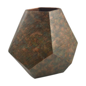 Maceta de Metal de Diseño de Lujo Hecha a Mano con Acabado Esmaltado para Uso Decorativo en Interiores y Exteriores, Jarrones de Metal - Product Image 5