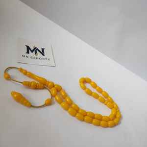 ลูกปัดโรซารี่ทำจากยางเรซินแฮนด์เมด-33เม็ดลูกปัดอธิษฐานมุสลิม tesbih อิสลาม tasbeeh ของขวัญที่เป็นมิตรต่อสิ่งแวดล้อมใช้ได้ทั้งชายและหญิง - Product Image 4