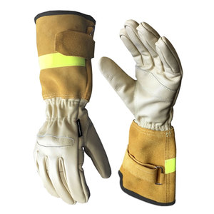 Guantes DE SEGURIDAD ignífugos Lucha contra incendios Forro de algodón grueso Material Resistencia al desgaste Permeabilidad a la humedad Función protectora - Product Image 2