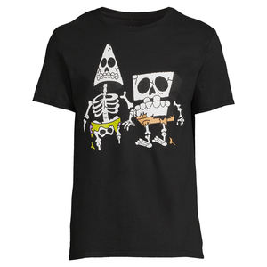 T-shirts à manches courtes surdimensionnés pour hommes 100% coton Impression sérigraphique Col rond Style streetwear Anti-boulochage Respirant - Product Image 4