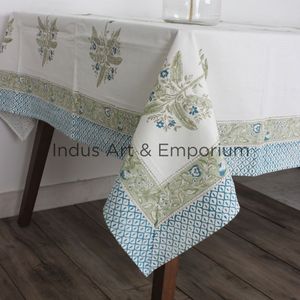 ผ้าแคนวาสจากผ้าใบสีเขียวปาล์มอินเดียพิมพ์ลาย4ที่นั่ง6ที่นั่งและ8ที่นั่งสำหรับปาร์ตี้ - Product Image 2