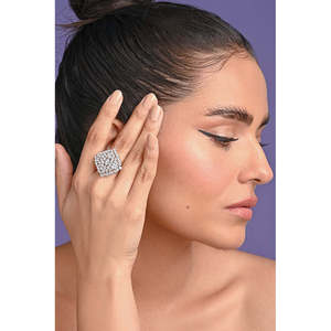 Anillos de Plata de Ley 925 de Primera Calidad para Mujer, Chapados en Rodio con Diamantes, Joyería Fina con Certificación IGI, Anillo de Compromiso para Hombre - Product Image 3