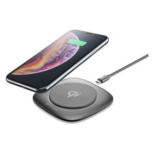 Wireless Charger Pad 10W Qi Black EASY CHARGER Power <b>Accessory</b> - Product Image 1