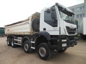 รถบรรทุกใหม่/มือสอง ปี 2020 IVE CO TRAKKER AD 410T45 8X8 แบบเทท้าย กล้องมองหลัง 360 องศา รับน้ำหนัก 31-40 ตัน ยูโร 6 เครื่องยนต์ดีเซล Dongfeng เกียร์อัตโนมัติ - Product Image 3