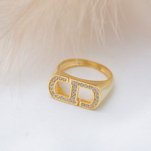 Anillo de Plata de Ley 925 con piedras de zirconia cúbica, joyería con diseño geométrico, para mujeres - Product Image 4