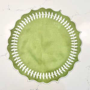 Manteles Individuales de Lino Clásicos de Lujo para Comedor con Bordado Fino, Decoración Premium para el Hogar, Empaquetados en Cartón - Product Image 2