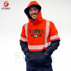 Vente en gros de sweats à capuche en coton épais pour hommes, de haute qualité, personnalisés, à manches longues, pour l'hiver - Product Image 1