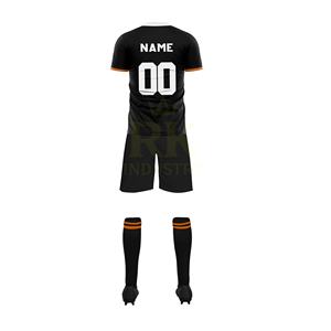 Uniformes de Fútbol Personalizados, Servicio OEM, Conjuntos de Camisetas de Fútbol con Diseño de Logotipo Personalizado, 100% Poliéster, Secado Rápido e Impermeable - Product Image 3