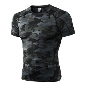 Venta Directa de Fábrica Camisetas de Compresión para Hombre al por Mayor Mejor Precio Camisetas de Compresión para Hombre Personalizadas - Product Image 1