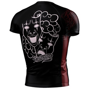 Jiu Jitsu Rash Guard, ropa deportiva negra de alta calidad, ropa de lucha y ropa de agarre para hombres - Product Image 1