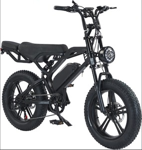 Bicicleta Eléctrica de Montaña de 20 Pulgadas para Adultos, Motor Trasero de 500W, Frenos de Disco, Bicicleta Eléctrica Urbana con Cuadro de Acero - Product Image 1